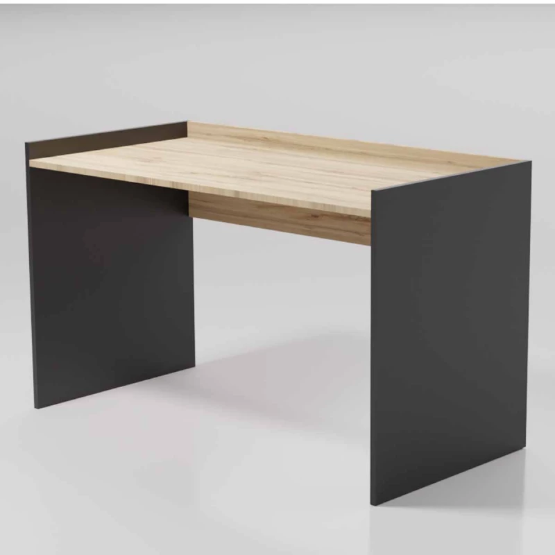 Masa de calculator SP 10408, Negru, Stejar inchis, 100x65x75