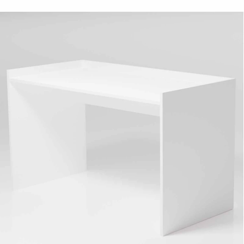 Masa de calculator SP 10701, Alb, 130x65x75