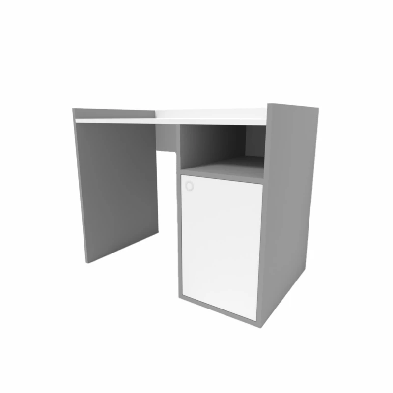 Masa de calculator SP CLASSIC 10902, Grafit, Alb, 100x75x60