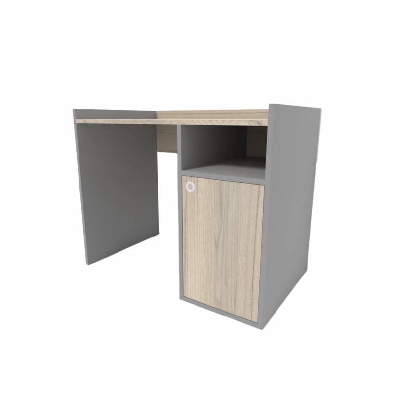 Masa de calculator SP CLASSIC 10914, Grafit, Stejar deschis, 110x75x60