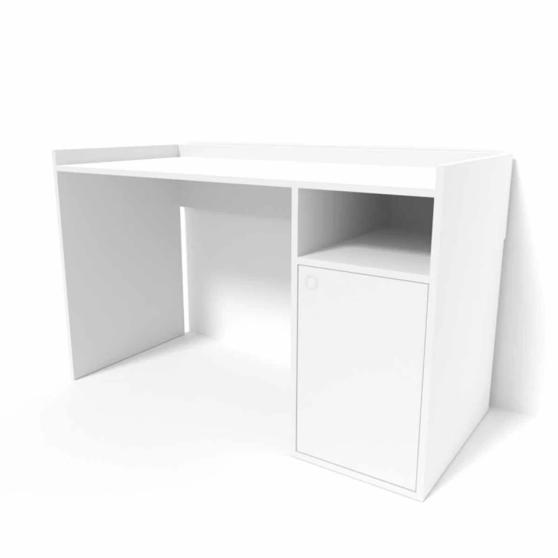 Masa de calculator SP 10917, Alb, 120x60x75