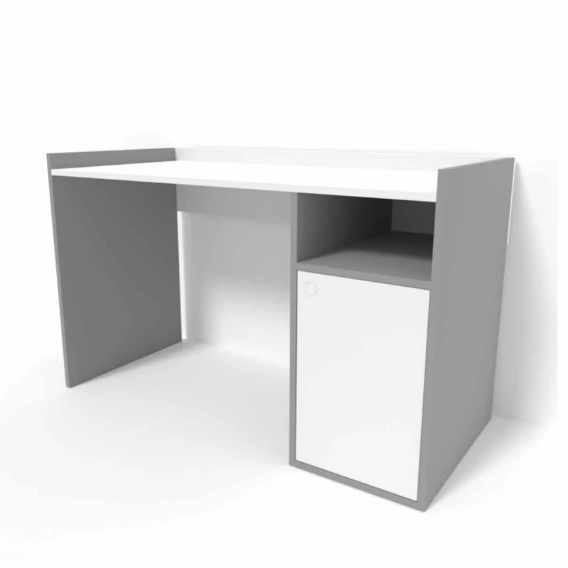 Компьютерный стол SP 10918, Белый, Графит, 120x60x75