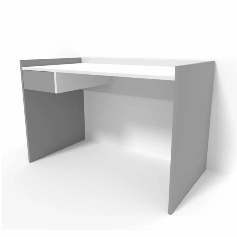 Masa de calculator SP 10986, Alb Grafit, 120x60x80