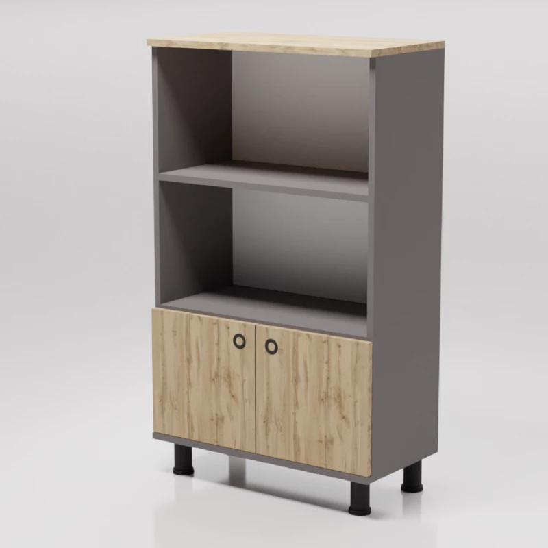 Dulap SP 12404, Grafit, Stejar inchis