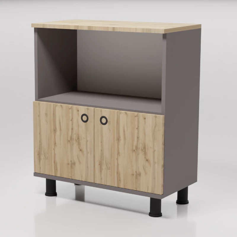 Шкаф SP 12504, Графит, Темный дуб