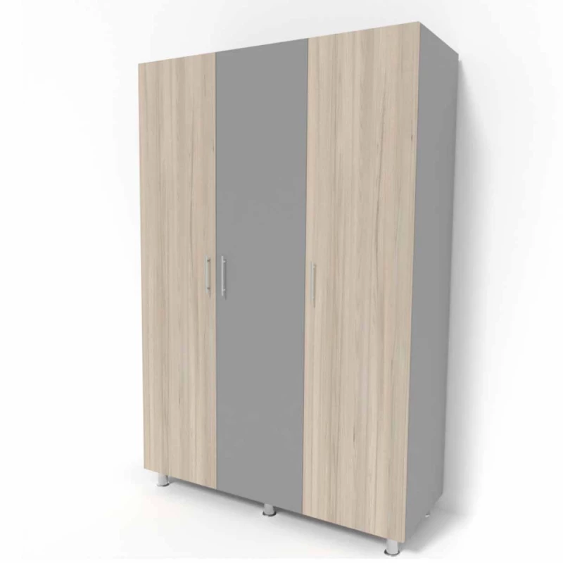 Dulap SP 14905, Grafit, Stejar deschis