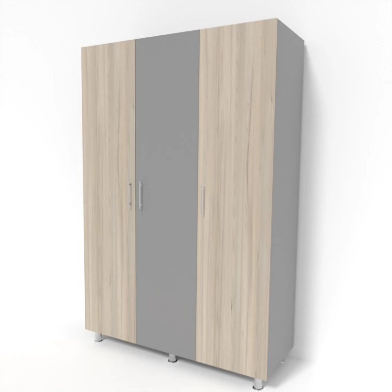 Dulap SP 15005, Grafit, Stejar deschis