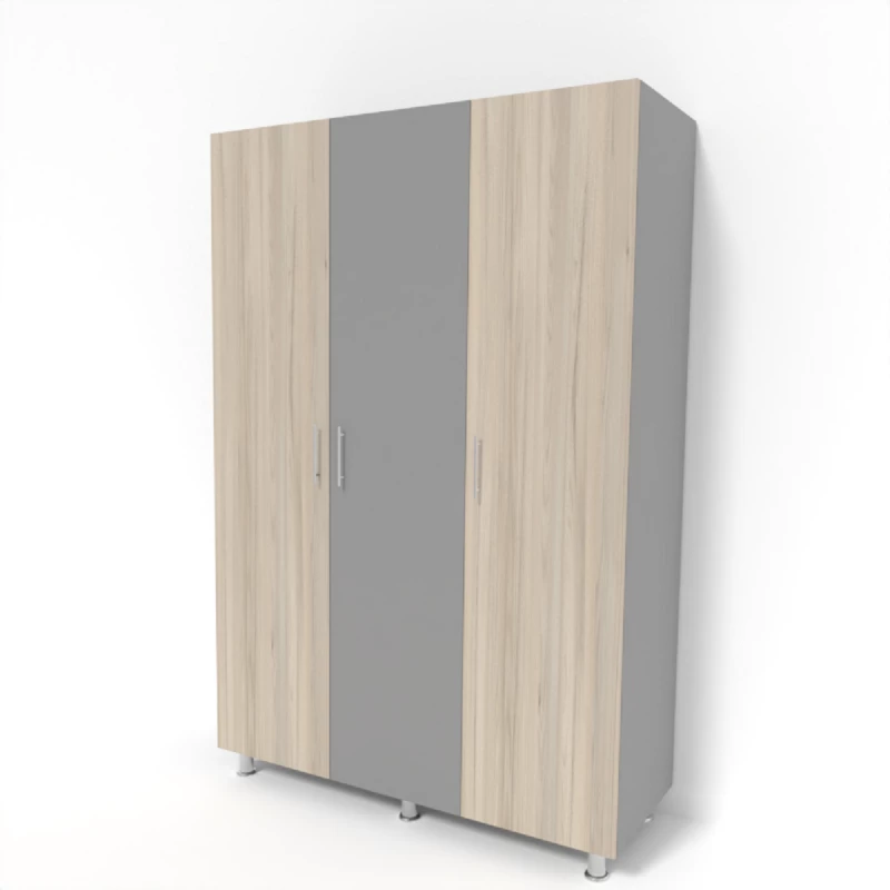 Dulap SP 15105, Grafit, Stejar deschis