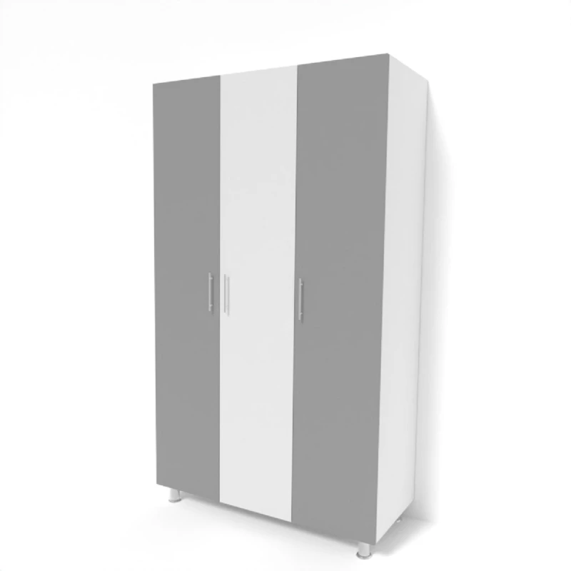 Dulap SP 15202, Alb, Grafit