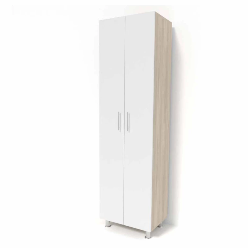 Dulap SP 15407, Alb, Stejar deschis