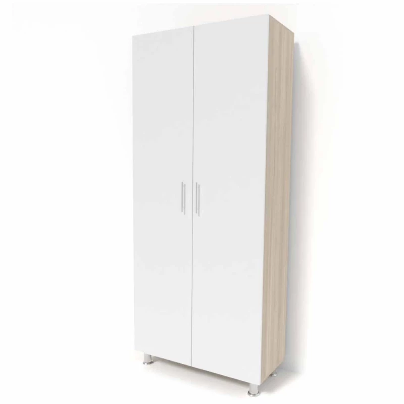 Dulap SP 15507, Alb, Stejar deschis