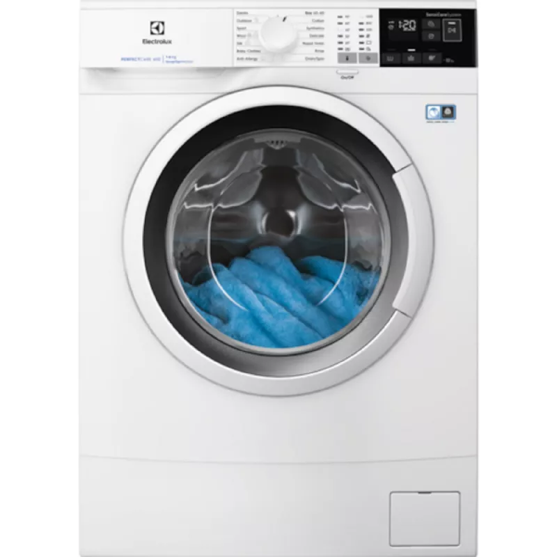Стиральная машина ELECTROLUX EW6SN426WI, Узкая, 6 кг, Белый, C
