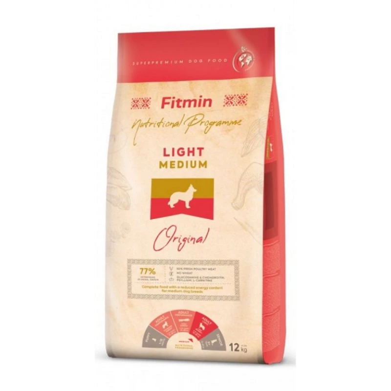 Hrana uscata Fitmin MEDIUM LIGHT, 12 kg