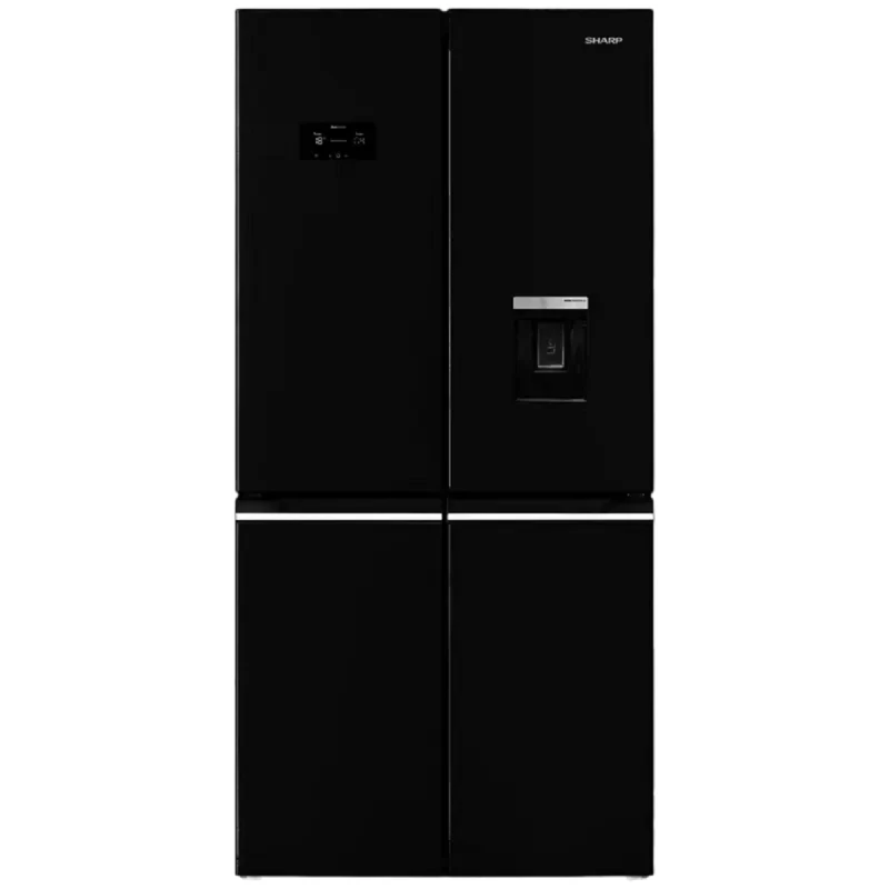 Холодильник SHARP SBS SJ-NFA35IHDBD-EU, 487 л, Черный, D