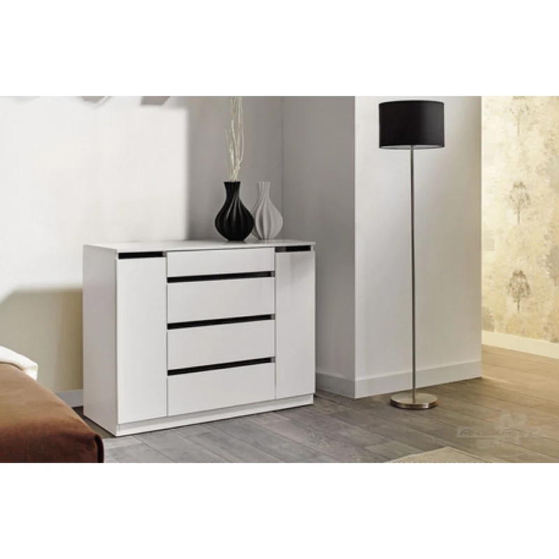 Comoda Ambianta SPACE, Alb, 110.2x48x87.3