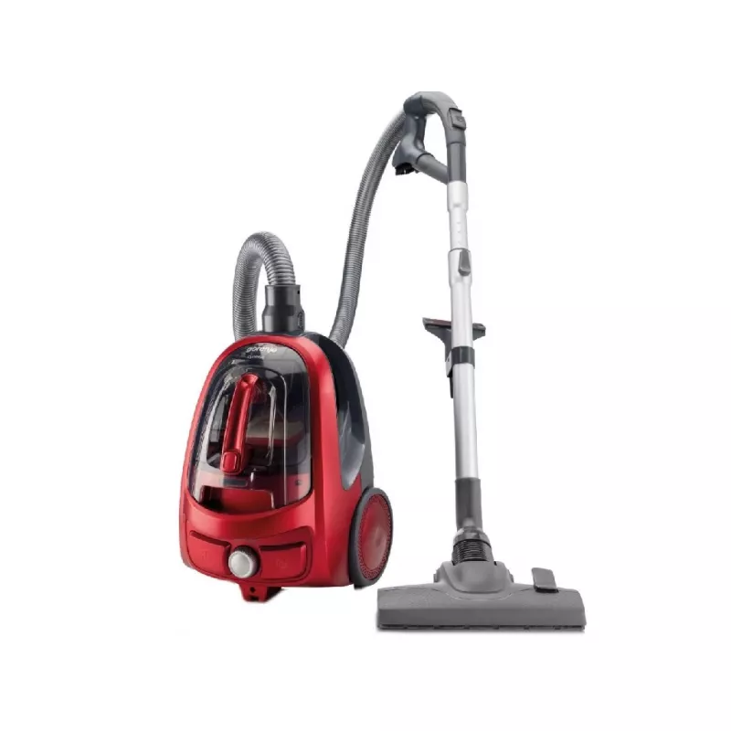 Aspirator GORENJE VCE03SPRCY, 800 W, 198 W, 1.7 l, Rosu, Negru