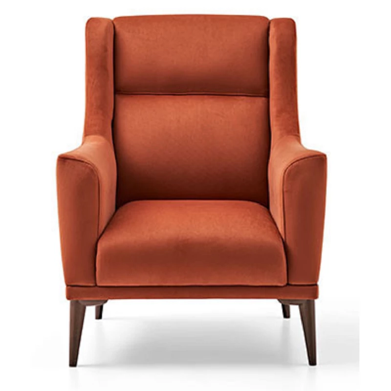 Fotoliu Dogtas RITA ARMCHAIR GK:2251, WALNUT, RED, Velvet