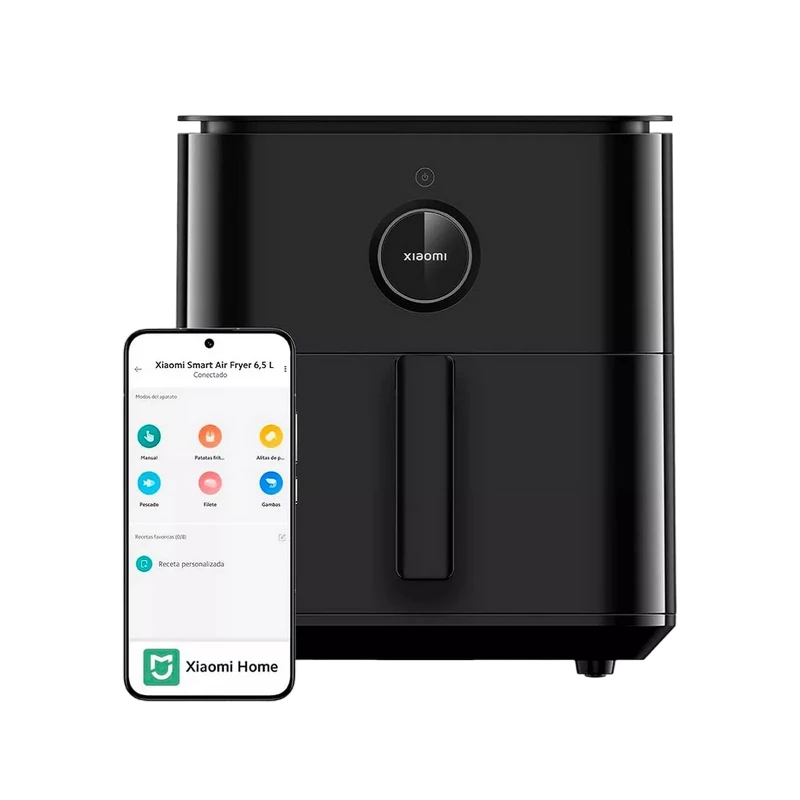 Friteuza Xiaomi SMART AIR FRYER 6.5L BLACK EU, 1800 W, 6.5 l, Negru