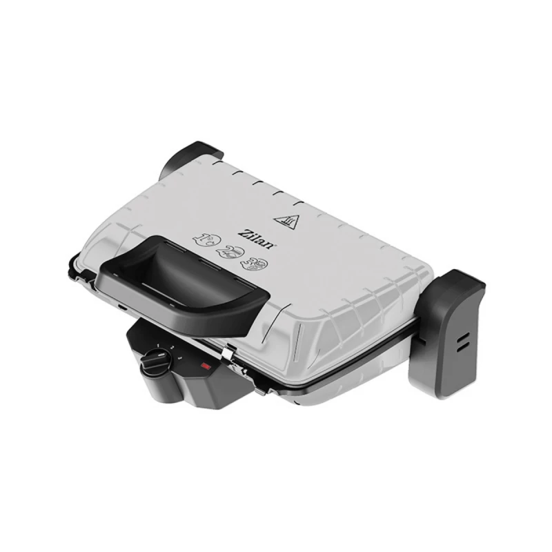 Aparat pentru sandwich-uri Zilan ZLN4021+GRILL, 1600 W, Gri