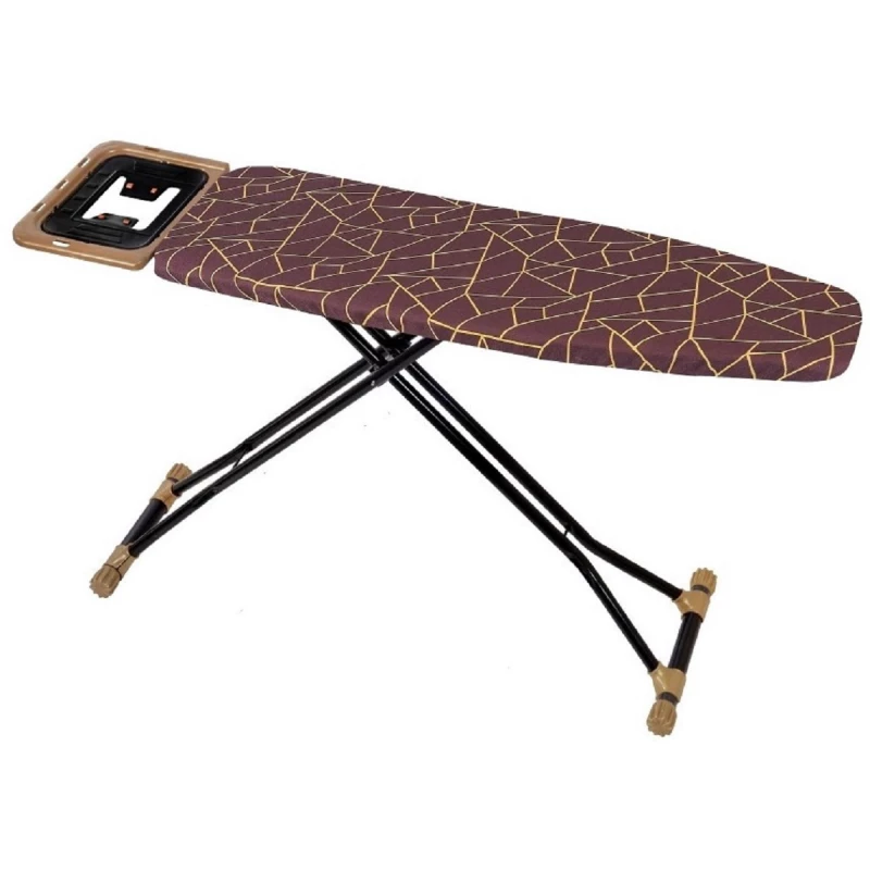 Masa de calcat Zilan ZLN6166 AURUM, 147 x 37 cm, Auriu, Negru