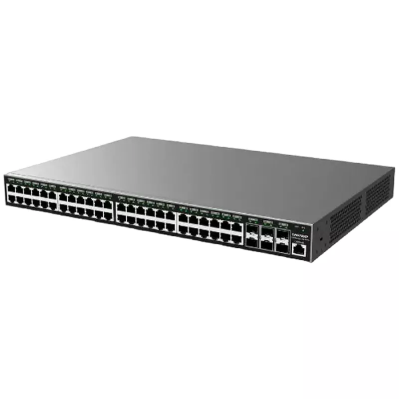 Comutator de retea Grandstream 48-Port Gigabit L2+ Managed PoE+ Switch Grandstream "GWN7806P", 48xPoE+ ports, 6xSFP+, 400W Budget