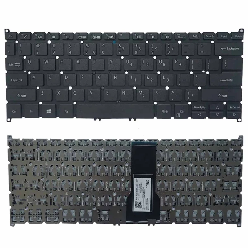 Keyboard OEM Acer Spin SP314-21 SP314-21N SP313-51N SP313-51N-565S SP313-51N-58L1 w/o frame ENG/RU Black