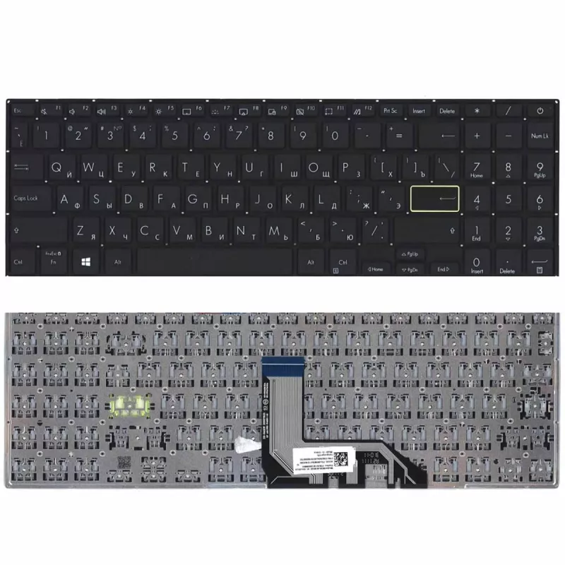 Клавиатура OEM Asus VivoBook E510M X513 D513 S513 M513 F513 K513 R513 E513 X531 X531F Backlight ENG/RU Black Original