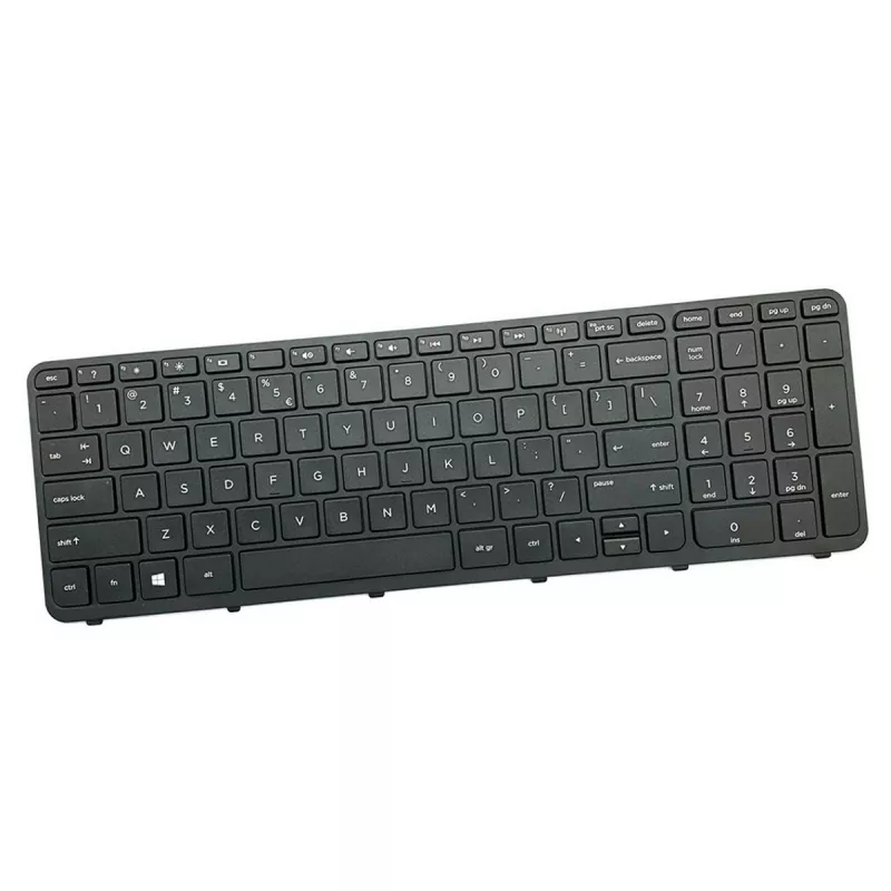 Keyboard OEM HP 350 G1 350 G2 355 G2 w/frame ENG/RU Black