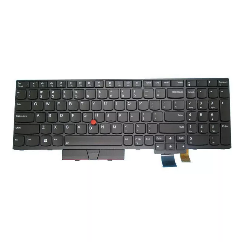 Клавиатура OEM Lenovo P51S P52s T570 T580 w/trackpoint ENG/RU Black Backlight