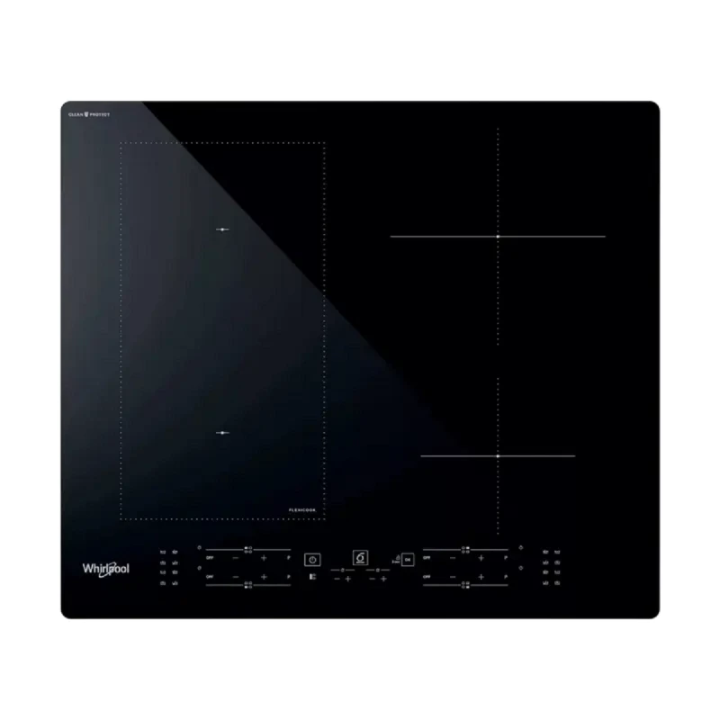 Plita incorporabila cu inductie Whirlpool WL B4060 CPNE, 7200 W, 4 arzatoare, Vitroceramica, Timer, Negru