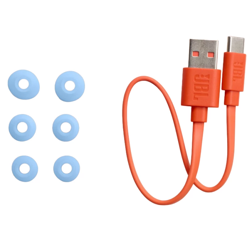 Casti cu fir si microfon JBL TRUE WIRELESS WAVE BEAM, BLUE, TWS HEADSET