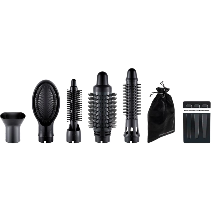 Фен-щетка Rowenta HAIR HOT AIR STYLER CF635LF0, 800 Вт, 3 скорости, Черный