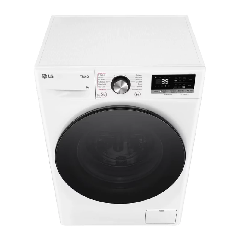 Стиральная машина LG F2WR709S2W, Полноразмерная, 9 кг, Белый, A