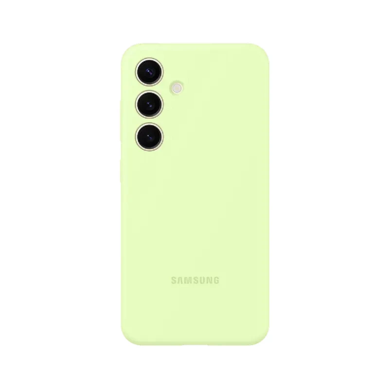 Husa Samsung ORIGINAL SILICONE COVER GALAXY S24, LIGHT GREEN