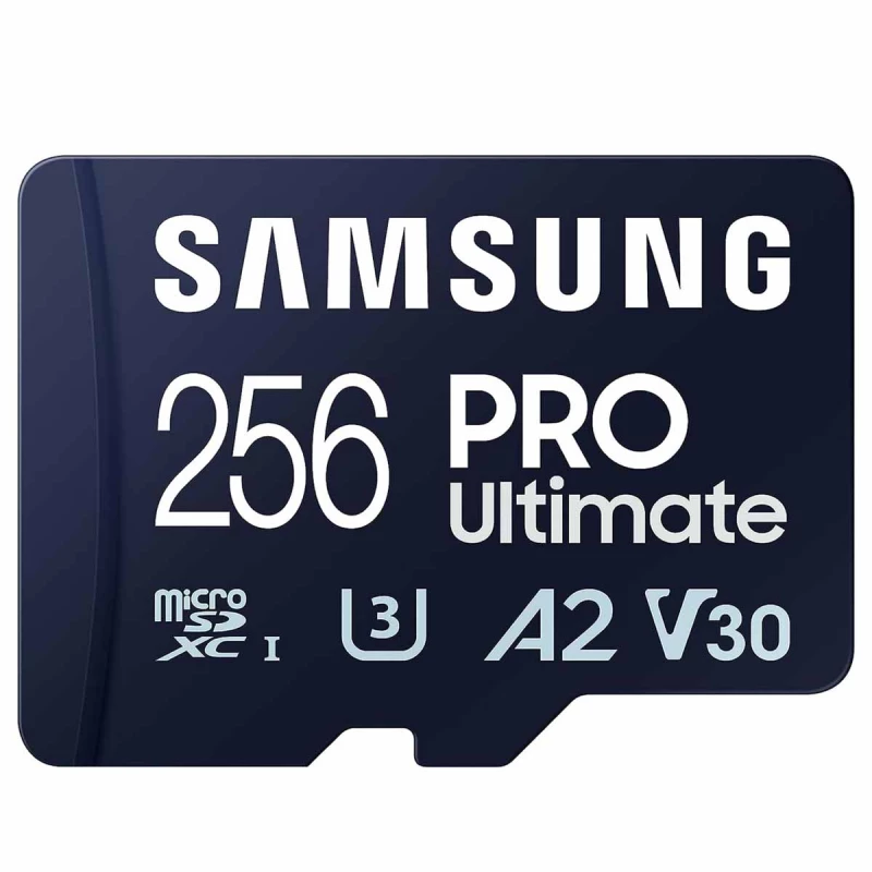 Card de memorie Samsung 256GB MICROSD (CLASS 10) UHS-I (U3)+SD ADAPTER, Samsung PRO Ultimate "MB-MY256SA" (R/W:200/130MB/s)