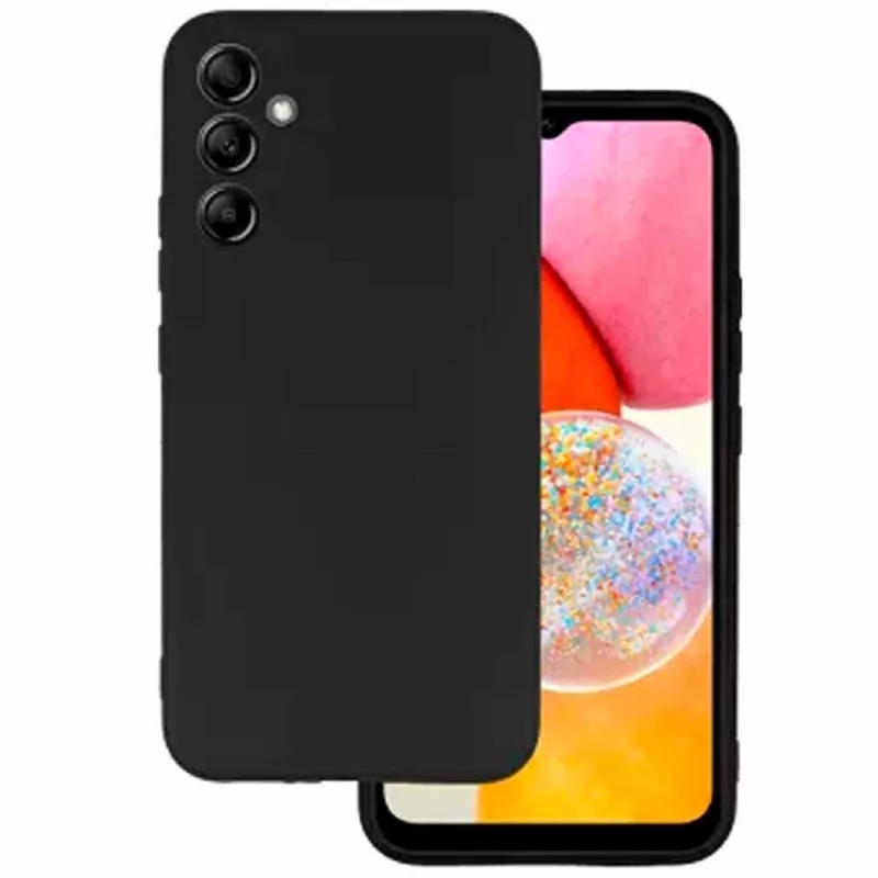 Husa Xcover SAMSUNG A15, SOFT TOUCH (MICROFIBER), BLACK