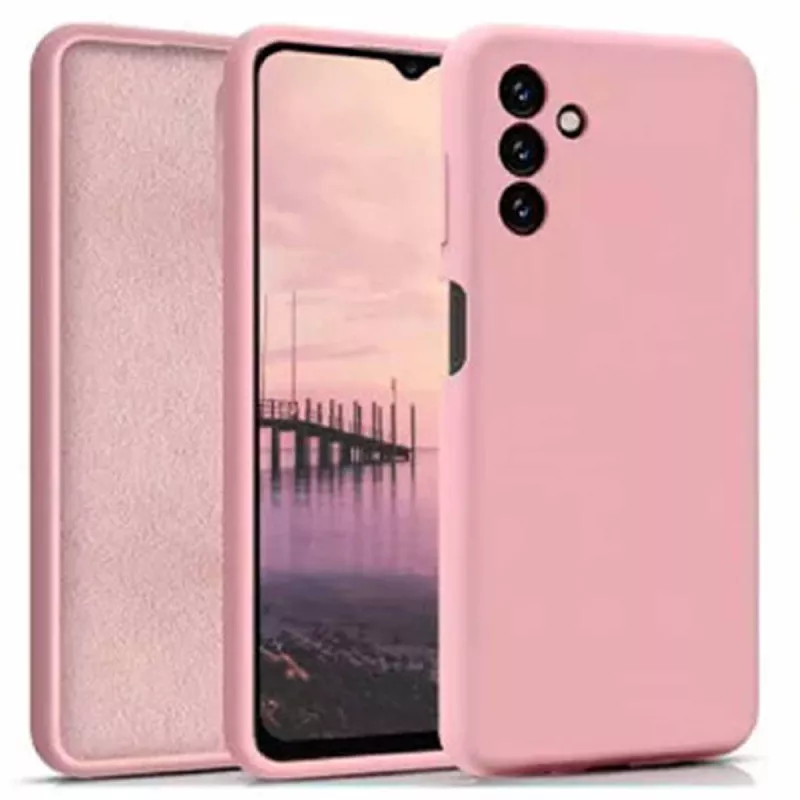 Husa Xcover SAMSUNG A15, SOFT TOUCH (MICROFIBER), PINK