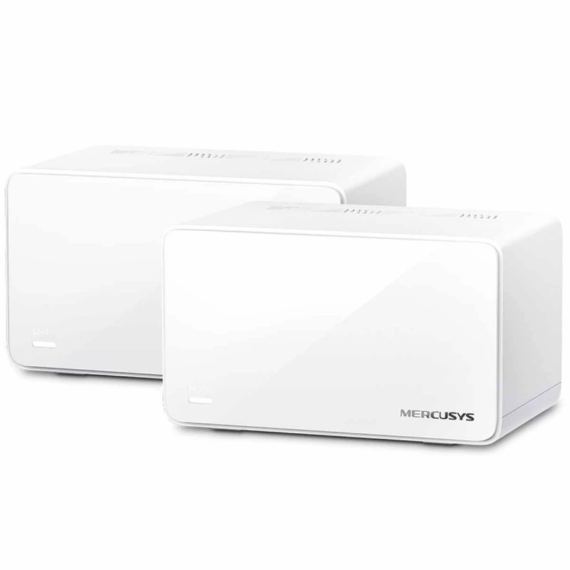 Router wireless MERCUSYS WHOLE-HOME MESH DUAL BAND WI-FI 6 SYSTEM "HALO H90X(2-PACK)", 6000Mbps, MU-MIMO,1x2.5Gbit, 2xGbit PortsStandardul Wi-Fi: IEEE 802.11 b/g/n/ax, 802.11 a/n/ac/ax Viteza Wi-Fi: 1148 Mbps, 4804 Mbps Frecvența Wi-Fi: 2.4 GHz, 5 GHz Rețea