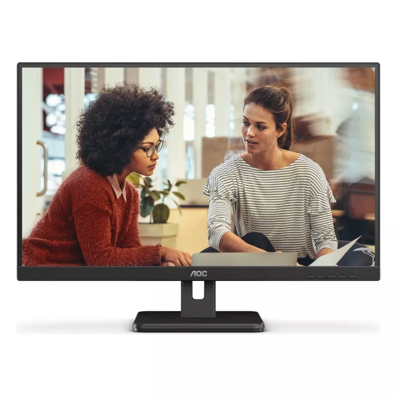 Monitor AOC 27.0" VA LED 27E3UM BLACK BORDERLESS, (4ms, 3000:1, 300cd, 1920x1080, 178°/178°, VGA, HDMI, DisplayPort, USB Hub: 2 x USB3.2, Speakers 2 x 2W, Refresh Rate 75Hz, Audio Line-out, VESA)