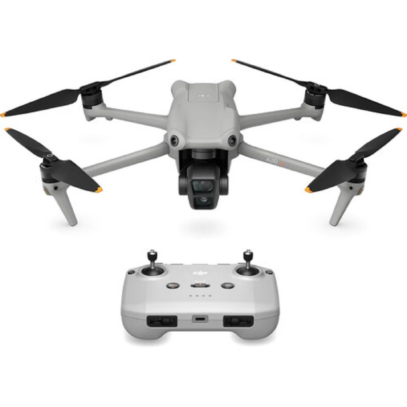 Drona DJI (963901) Air 3 - Portable Drone, DJI RC-N2, 48MP photo, 4K 100fps / FHD 200fps camera with gimbal, max. 6000m height / 75.6 kmph speed, flight time 46min, Battery 4241 mAh, 720g
