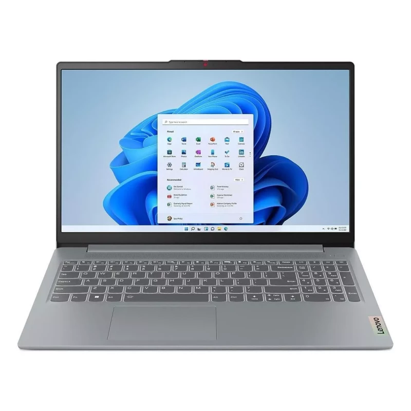Laptop LENOVO 15.6" IdeaPad Slim 3 15IAH8 Arctic Grey, IPS FHD 300 nits (Intel Core i5-12450H 8xCore 3.3-4.4GHz, 16GB (on board) LPDDR5 RAM, 1TB M.2 2242 NVMe SSD, Intel UHD Graphics, WiFi6-AX/BT 5.1, Backlit KB, CR, 47Wh 3cell, 1080p FHD Webcam, EN/RU, No O