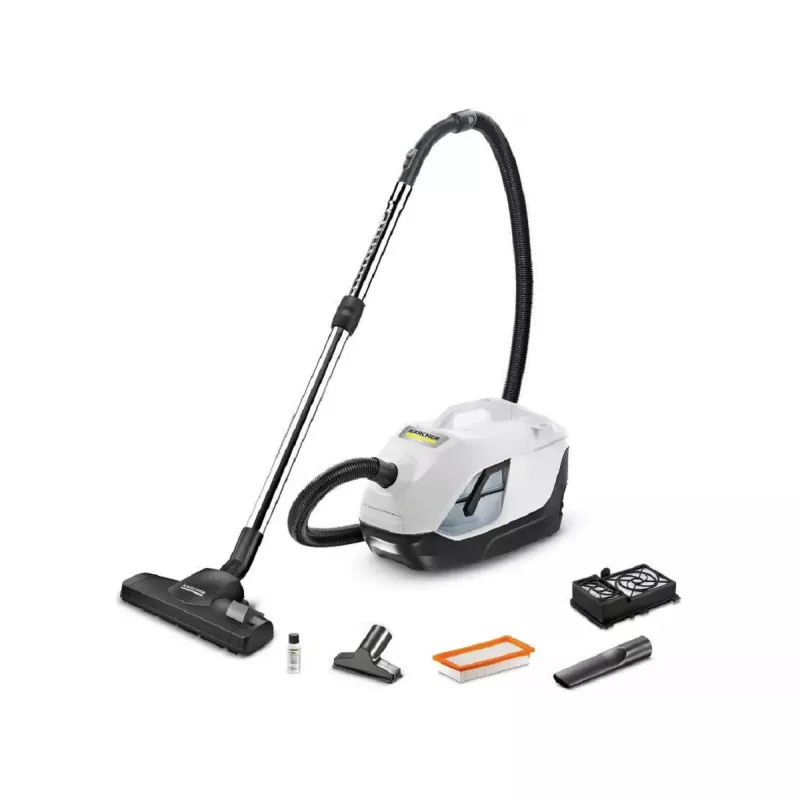 Пылесос KARCHER DS 6, 650 Вт, 2 л, Белый, Черный