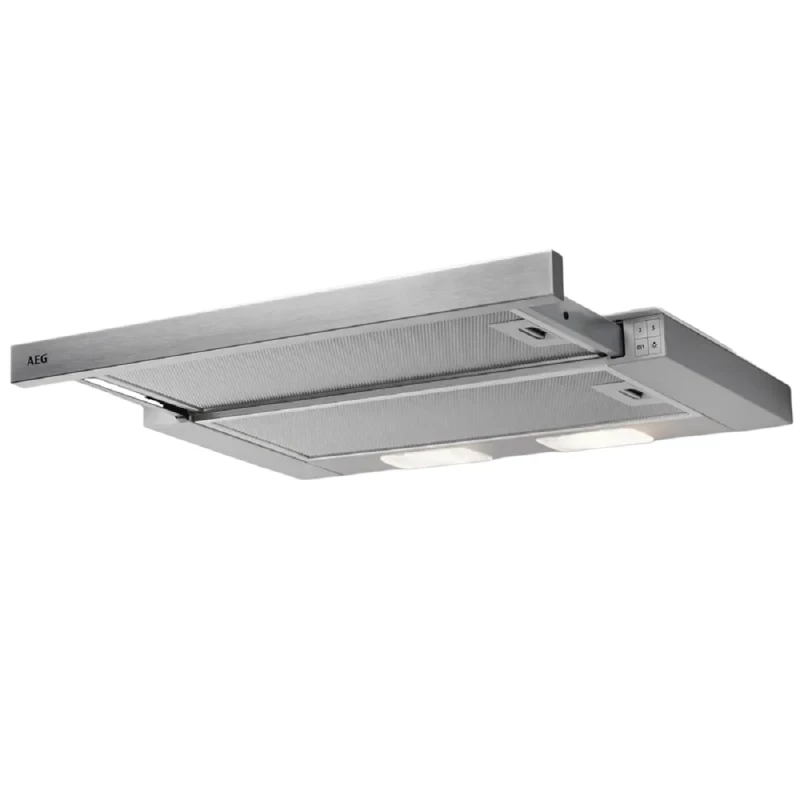 Hota AEG DPB3632S, 410 m³/h, 59.8 cm, Gri