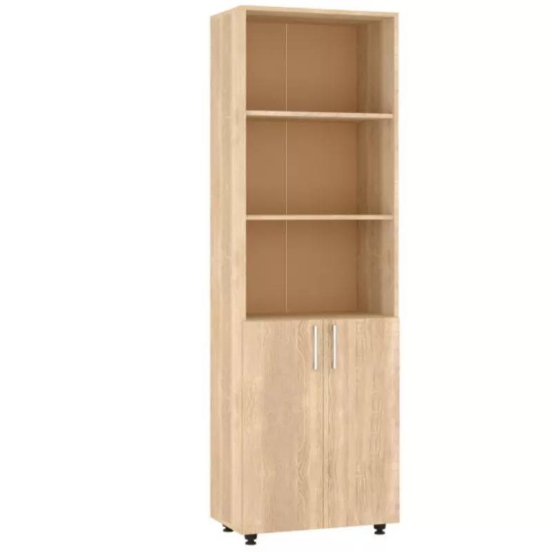 Mobilier de birou PEHOTIN ШД-5, Pal melaminat, Stejar Sonoma, 60x36.6x188.6