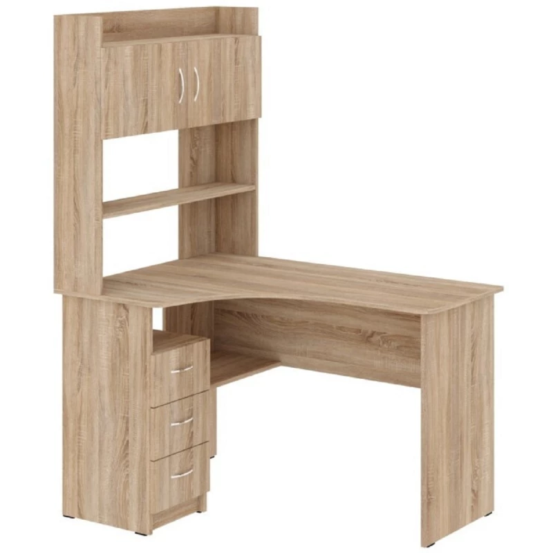 Masa de birou PEHOTIN FORFARD, Stejar Sonoma, 165x120x60