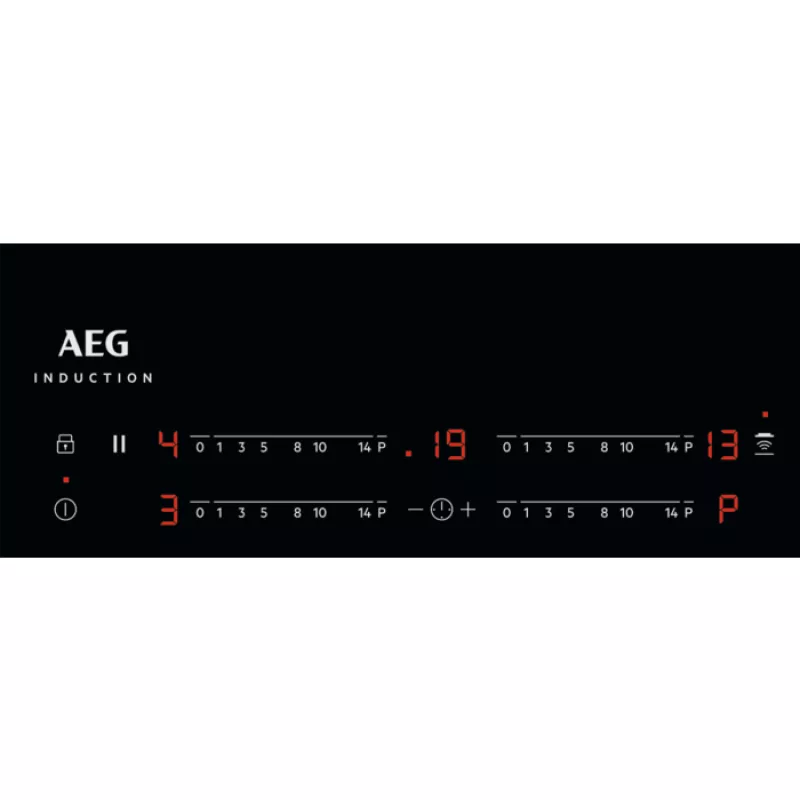 Plita incorporabila cu inductie AEG IKB64431XB, 7400 W, 4 arzatoare, Vitroceramica, Timer, Negru