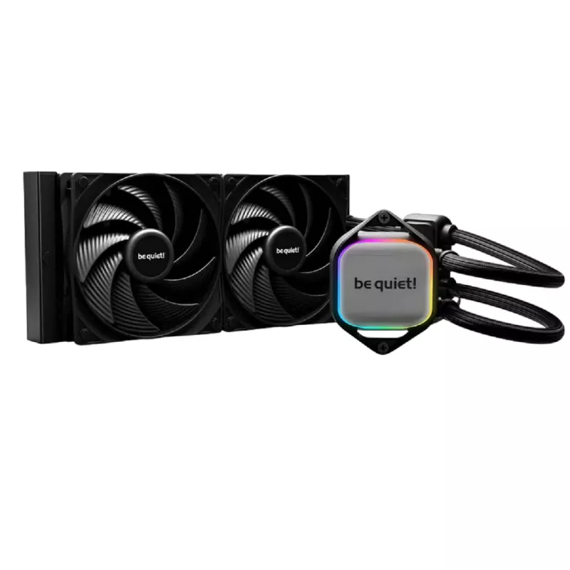 AIO Liquid cooling be quiet! AIO LIQUID COOLING "PURE LOOP 2 240MM", (15.4-34.9dB, 2x120mm, PWM, 2100RPM, ARGB,1100g.). PN: BW017