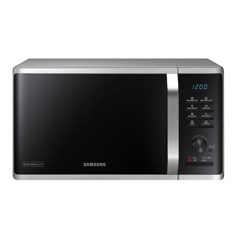 Cuptor cu microunde Samsung MG23K3575AS/OL, 23l, 800 W, Inox, Negru