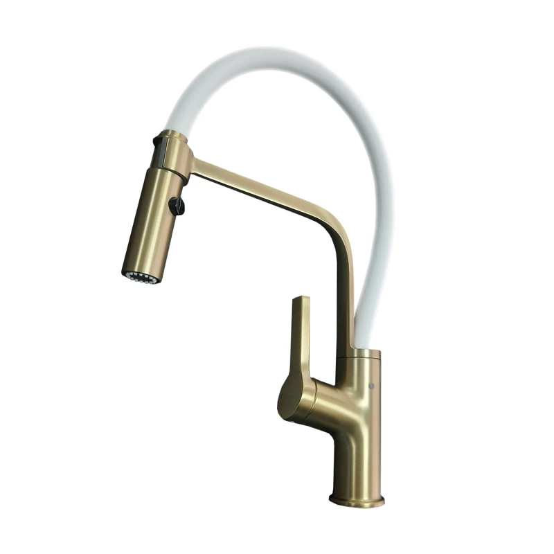 Baterie pentru chiuveta Sandonna ANDRA AURIU-ALB