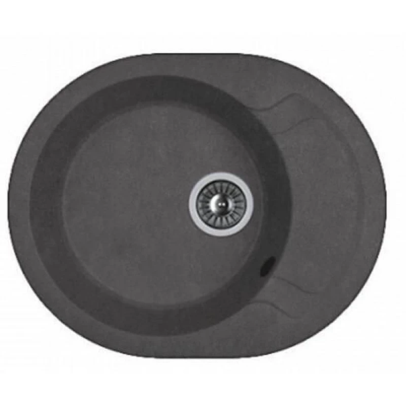 Chiuveta Dr.Gans Berta 580, Piatra artificiala, Grafit, 58 x 47